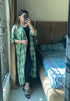 Green Korean Check Dress